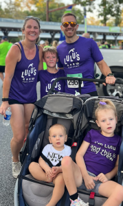 Prosser Family after the Million Dollar Bike Ride